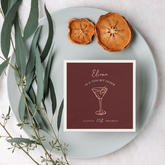 Guardanapo De Papel Festa de aniversário Personalizada De Tini Bit Mai (Criador carregado)