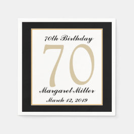 Guardanapo De Papel Festa de aniversário personalizada Napkins