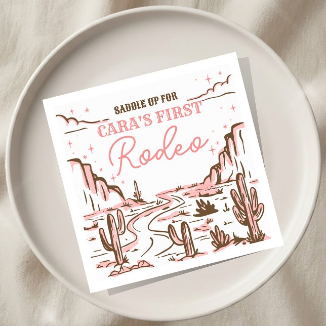 Guardanapo De Papel Festa de Aniversário Quadrada do Rodeio do Velho O (Criador carregado)