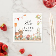 Festa de aniversário Rosa Woodland