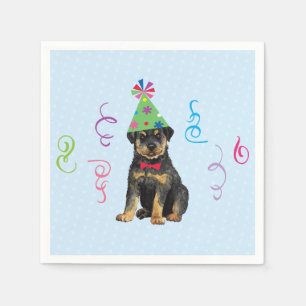 Guardanapo De Papel Festa de aniversário Rottweiler Napkins