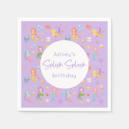 Guardanapo De Papel Festa de aniversário Sereia