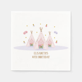 Guardanapo De Papel Festa de aniversário Teepee Spa