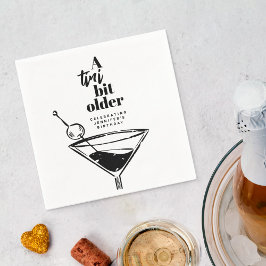 Guardanapo De Papel Festa de aniversário Tini Bit Antigo Martini