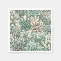 Festa de aniversário Verde de Plantas Sucultas