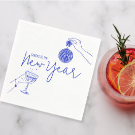 Guardanapo De Papel Festa de anos novos de Arroz Azul