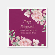 Festa de Aposentadoria com Tema Floral Rosa
