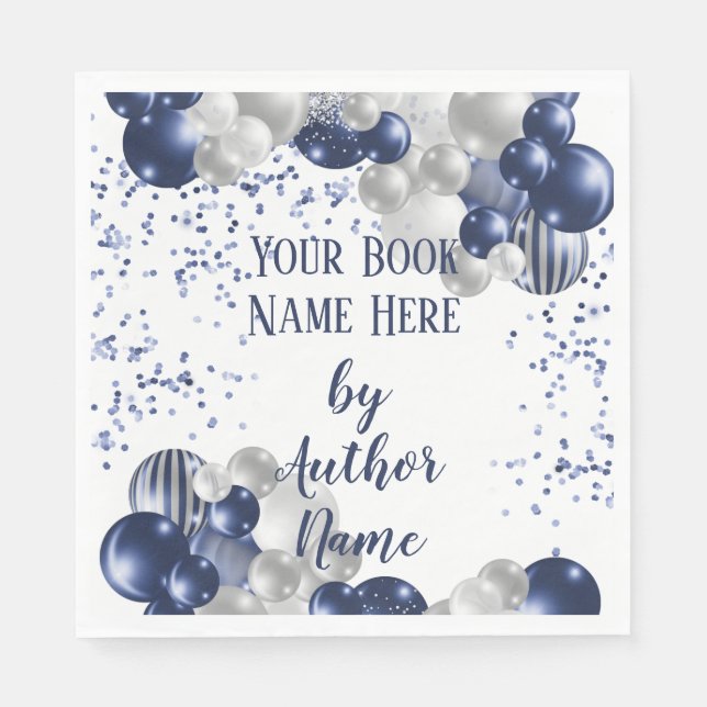 Guardanapo De Papel Festa de Assinatura de Lançamento de Livro (Frente)