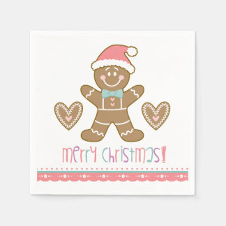 Guardanapo De Papel Festa de Biscoito de Pão de Natal Napkin