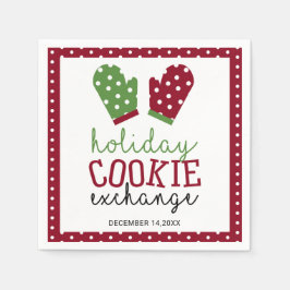 Guardanapo De Papel Festa de Bolachas Feriados de Natal Oven Mitts