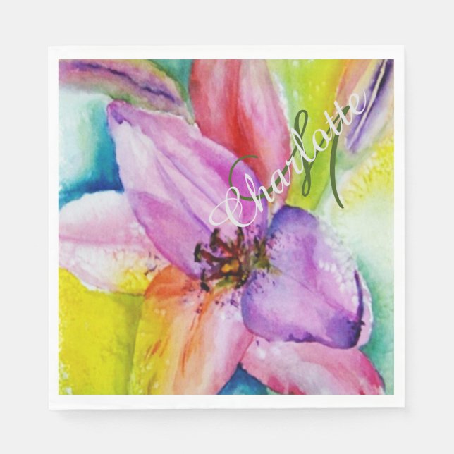 Guardanapo De Papel Festa de Chá de fraldas Divertido (Frente)