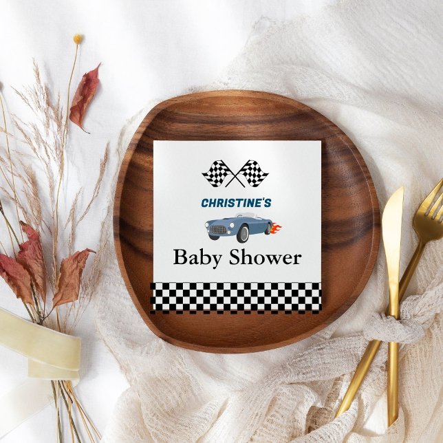 Guardanapo De Papel Festa de Chá de fraldas do carro (Criador carregado)