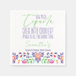 Guardanapo De Papel Festa de Chá de panela de Classe Baínha e Cookies