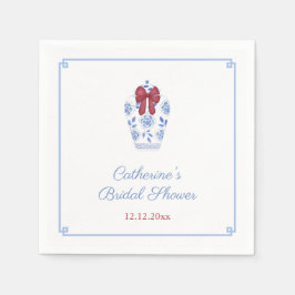 Guardanapo De Papel Festa de Chá de panela de Feriados de Chinoiserie 