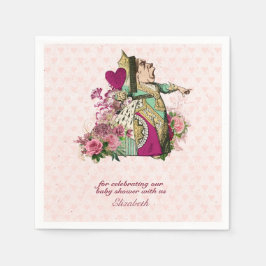 Guardanapo De Papel Festa de Chá Personalizada da Alice no País das Ma