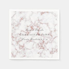 Guardanapo De Papel Festa de Cinzas Brancas Douradas, Rosa cor-de-rosa