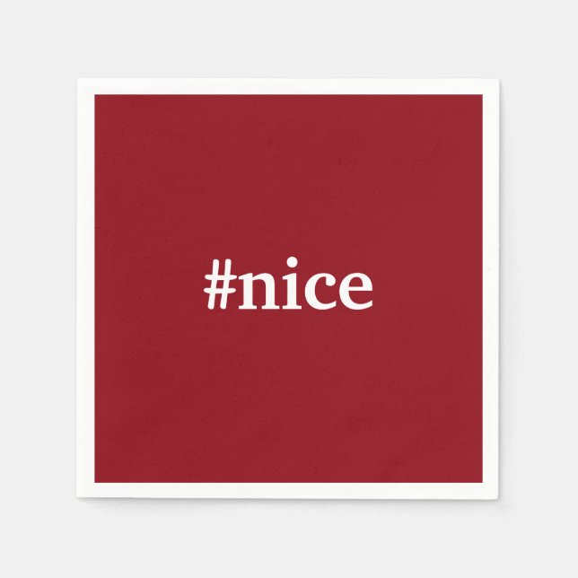 Guardanapo De Papel Festa de Cocktail de Natal Bela e Doida Napkin (Frente)