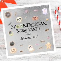 Festa de crianças de aniversário Spooktacular