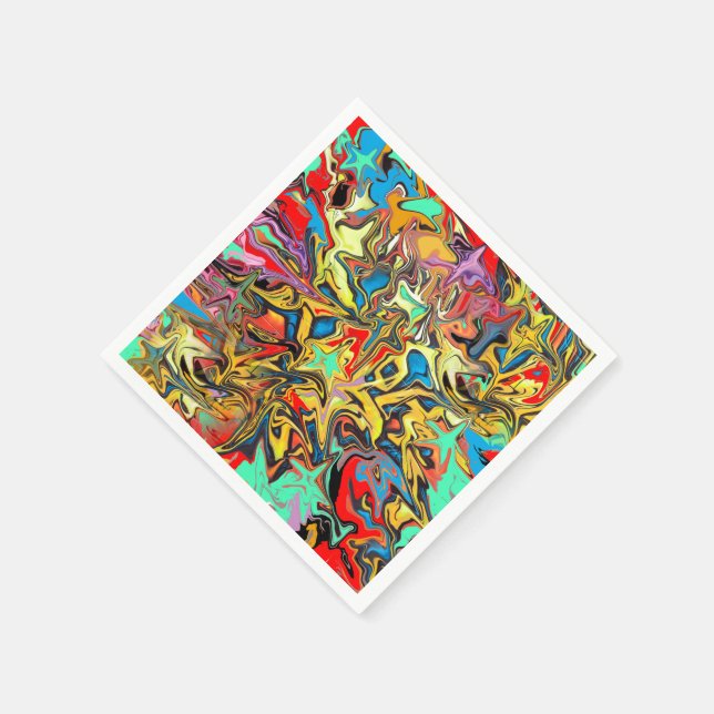 Guardanapo De Papel Festa de crianças grafites de tendências (Canto)