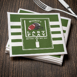 Guardanapo De Papel Festa de Despedida de Futebol Última Jogada Antes 