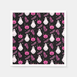 Guardanapo De Papel Festa de Dia das Bruxas Branca, Cor-de-Rosa, Cor-d