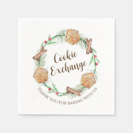 Guardanapo De Papel Festa de Feriado do Cookie Exchange