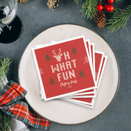 Guardanapo De Papel Festa de Férias do Feriado de Natal Feio Nápoles