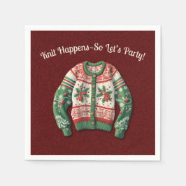 Guardanapo De Papel Festa de Férias Feriadas de Natal Engraçado