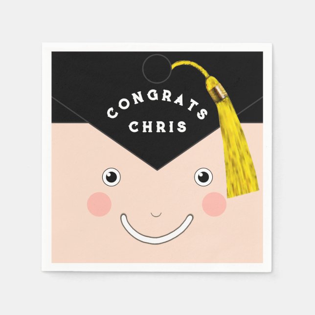 Guardanapo De Papel Festa de Formatura Criativa (Frente)