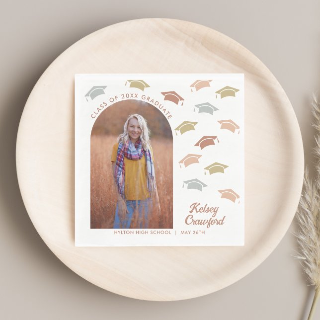 Guardanapo De Papel Festa de formatura de Bonés (Criador carregado)