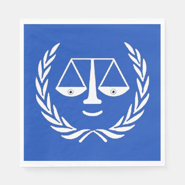 Guardanapo De Papel Festa de formatura de Direito do Advogado Napkins (Frente)