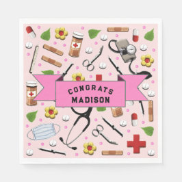 Guardanapo De Papel Festa de formatura de enfermeiro