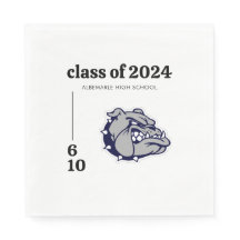 Festa de formatura de logotipo Mascot Escolar