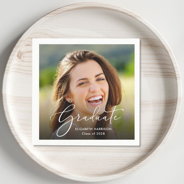 Guardanapo De Papel Festa de formatura de Sobreposição de Fotos de Scr (Criador carregado)