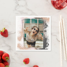 Guardanapo De Papel Festa de formatura Dourada Elegante Napkins