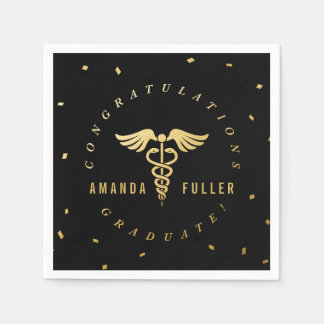Guardanapo De Papel Festa de formatura Médica Personalizada Napkins