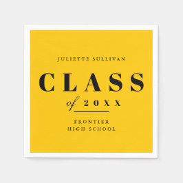 Guardanapo De Papel Festa de formatura mínima