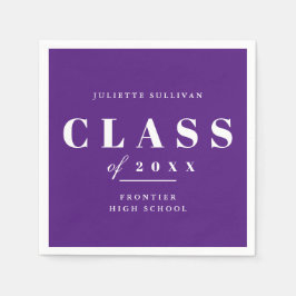 Guardanapo De Papel Festa de formatura mínima