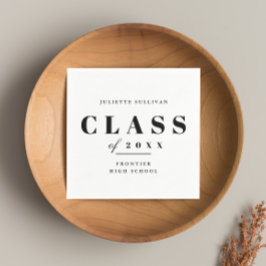 Guardanapo De Papel Festa de formatura mínima