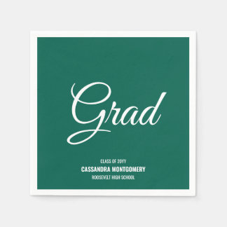 Guardanapo De Papel Festa de formatura Moderna Minimalista Verde