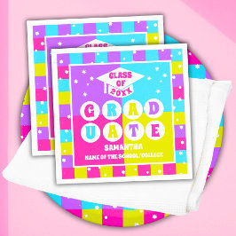 Guardanapo De Papel Festa de formatura Neon Retroativa