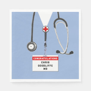 Guardanapo De Papel Festa de Formatura Personalizada de Medicina