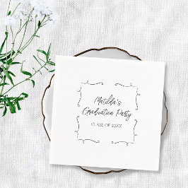 Guardanapo De Papel Festa de formatura Personalizada de Portas Desenha