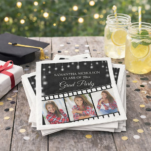 Guardanapo De Papel Festa de formatura Photo Movie Reel Hollywood Star