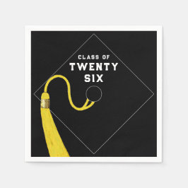 Guardanapo De Papel Festa de Formatura Preta Legal