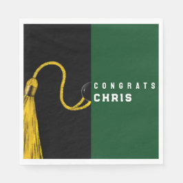 Guardanapo De Papel Festa de formatura Verde