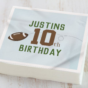 Guardanapo De Papel Festa de Futebol Personalizada do Birthday Boy