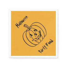 Festa de Halloween Napkins por RoseWrites