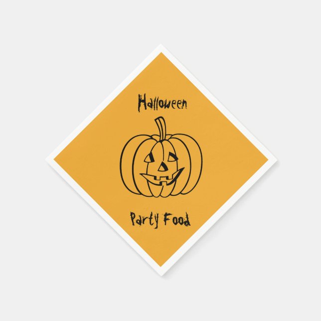 Guardanapo De Papel Festa de Halloween Napkins por RoseWrites (Canto)