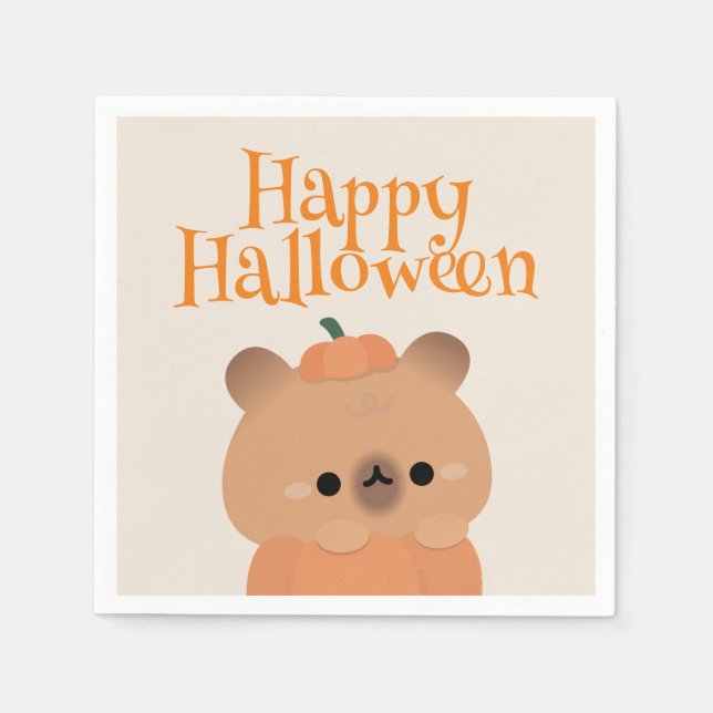 Guardanapo De Papel Festa de Halloween Simples e Bonita (Frente)